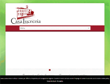 Tablet Screenshot of casalucrezia.it